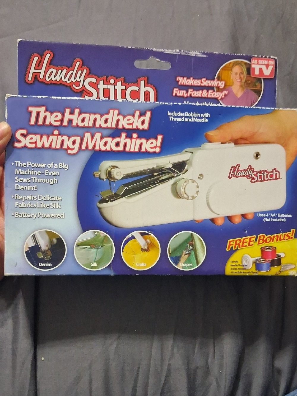 Handheld Sewing Machine - White